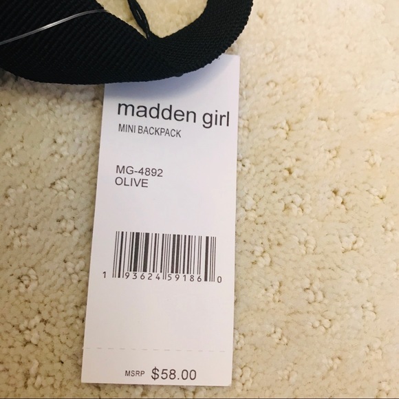 NWT Madden Girl Eco Mini Backpack - recycled! - Picture 3 of 4